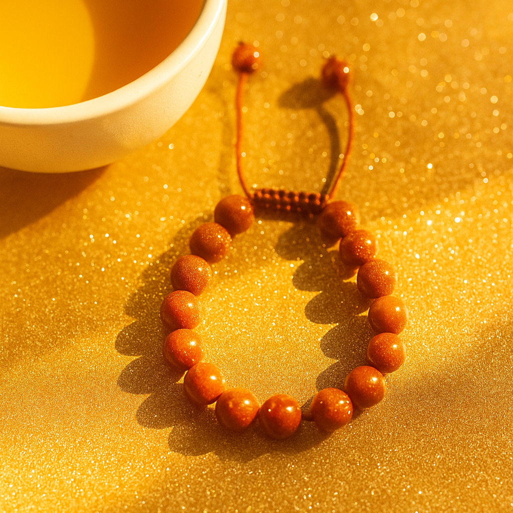 Sunstone Crystal Bracelet – Stone of Joy & Vitality