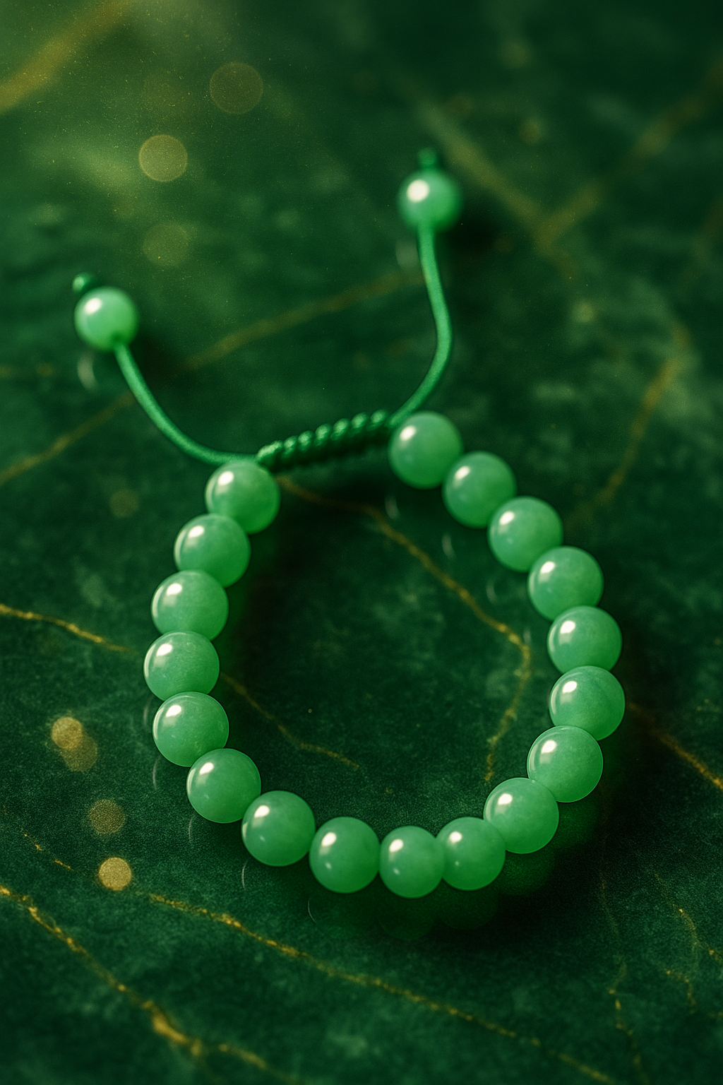 Green Aventurine Energy Bracelet – Stone of Luck & Prosperity
